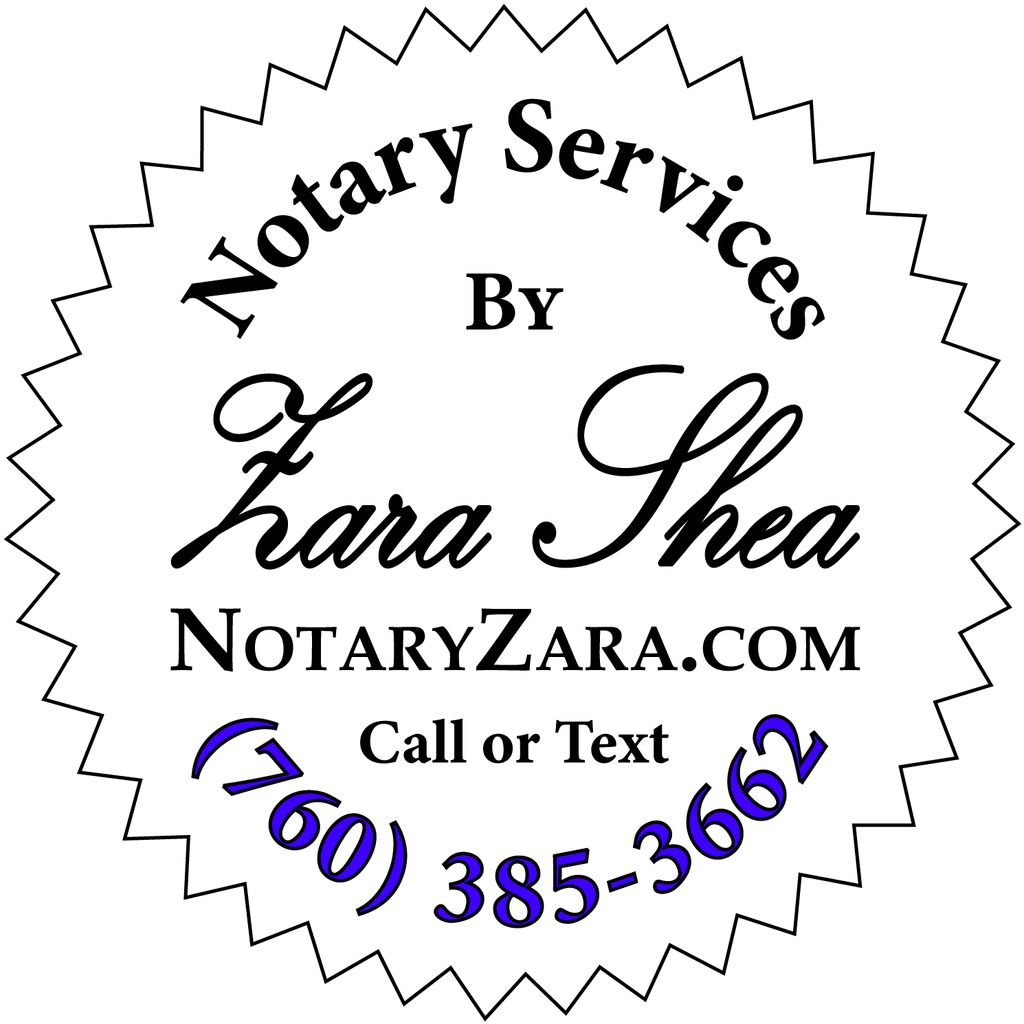 Zara's Notary Logo