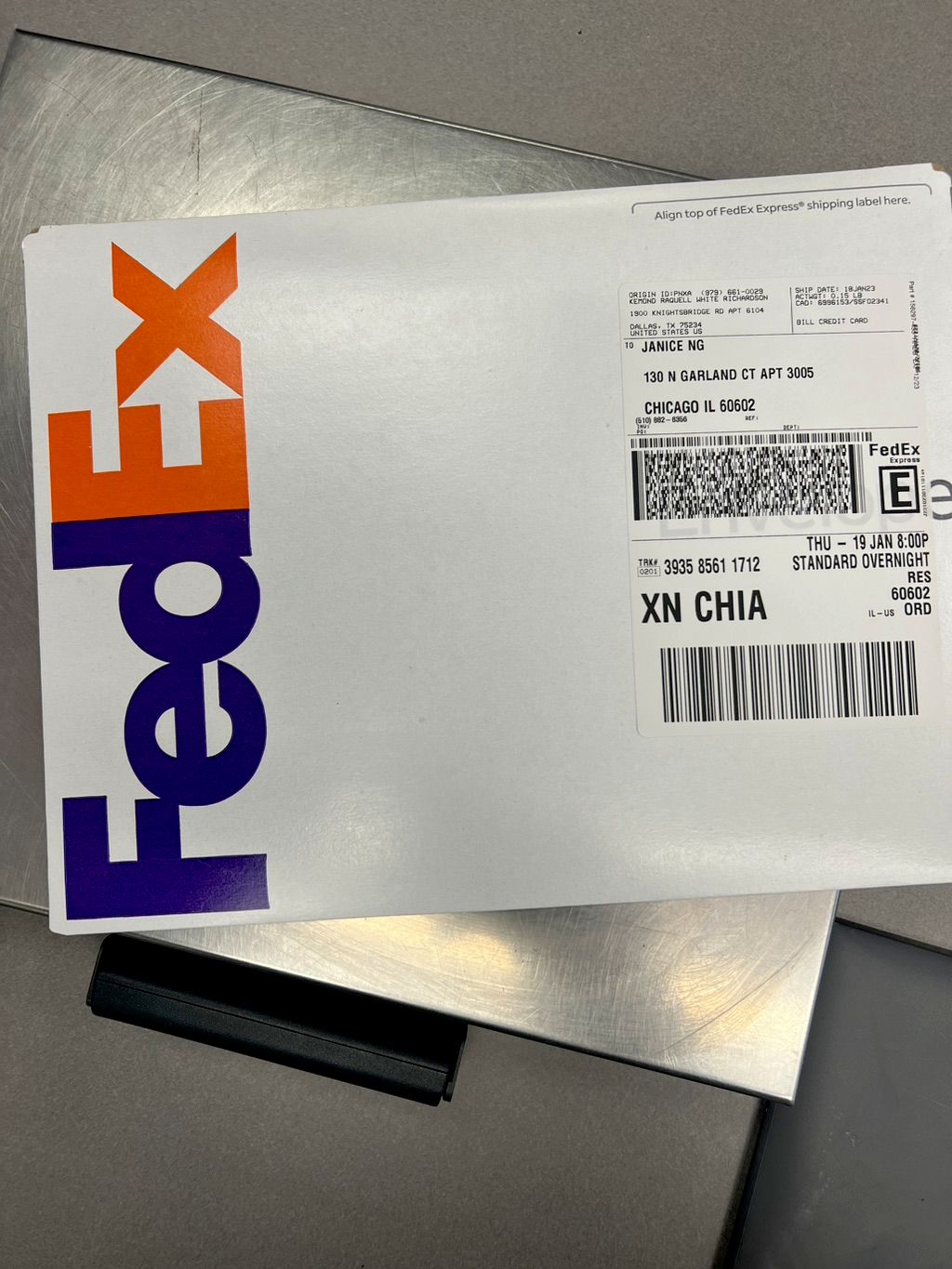 Dropping off loan docs is apart of my daily schedu