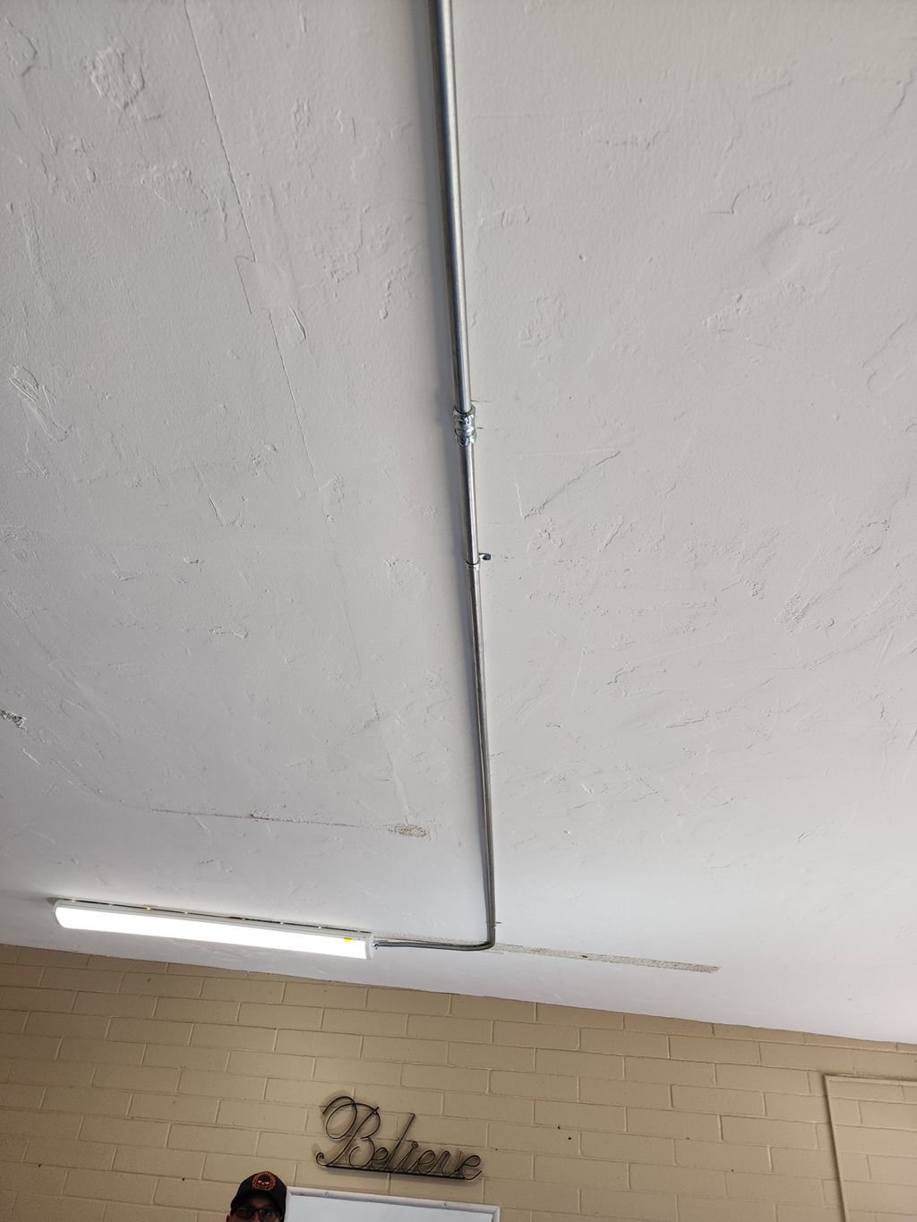 installing switch to lights with conduit