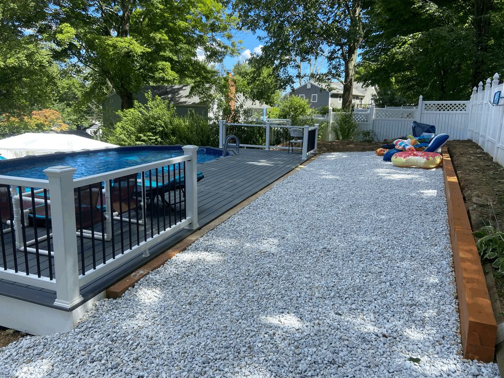 after pool deck
