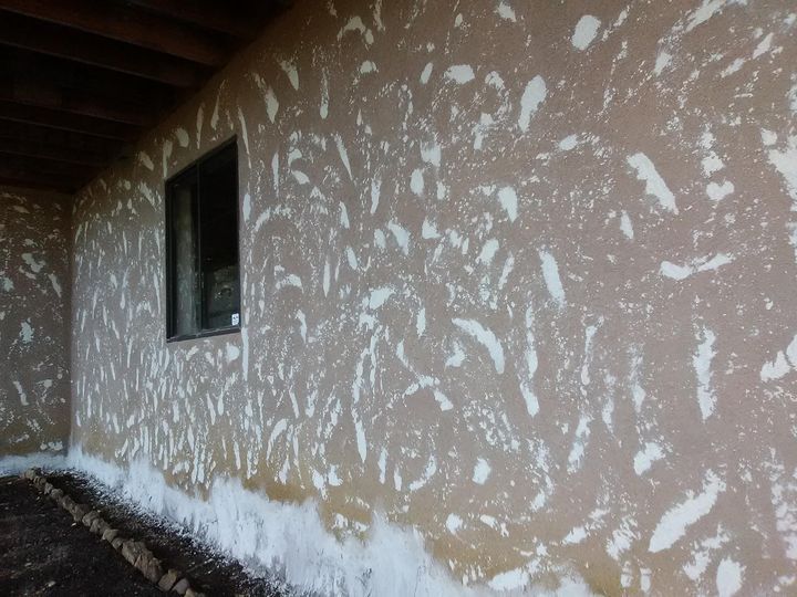 StuccoTexture Art Before Re Coating 