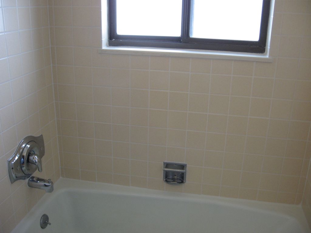 After regrout and recaulk