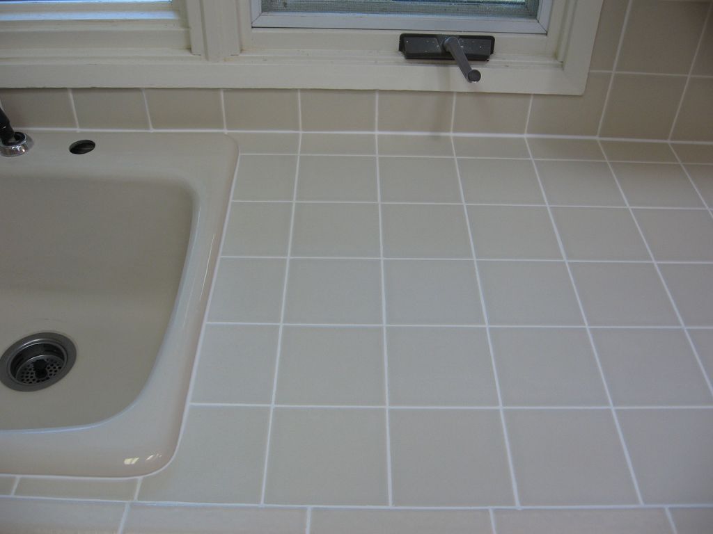 After regrout and recaulk