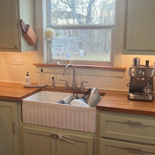 Incredible! Transformed my 1940s kitchen into a be
