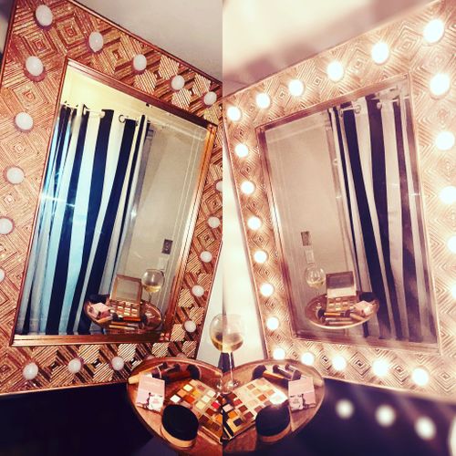 Vanity mirror made by me!