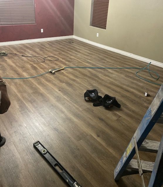 Laminate Flooring and Baseboards