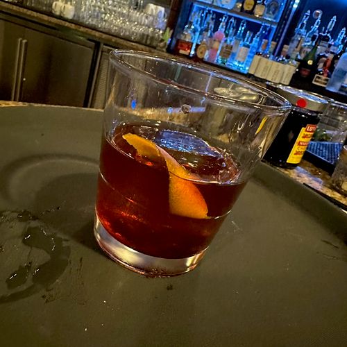 Old Fashioned - (Orange Peel Garnish) -