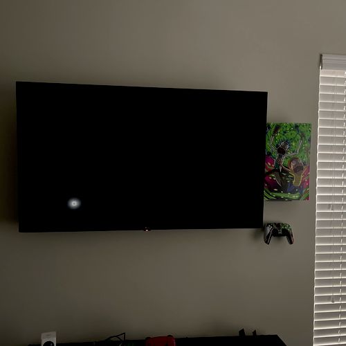 Put up both my TVs and mounted son PS5 …great serv