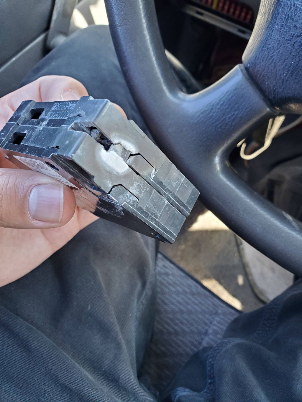 Faulty breaker not doing its job of tripping and s