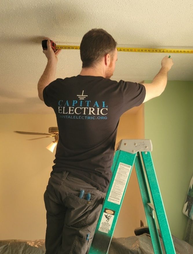 Laying out some new recessed lighting locations 