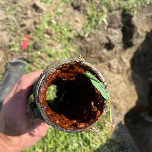 Old galvanized pipe replacement