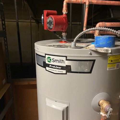 Commercial water heater replacement