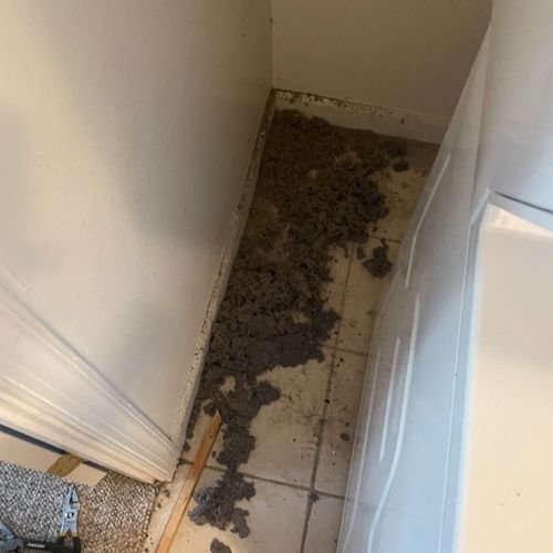 Bryant came in and completed our dryer vent cleani