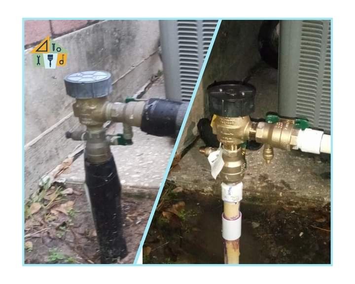 sprinkler backflow preventer replacement
