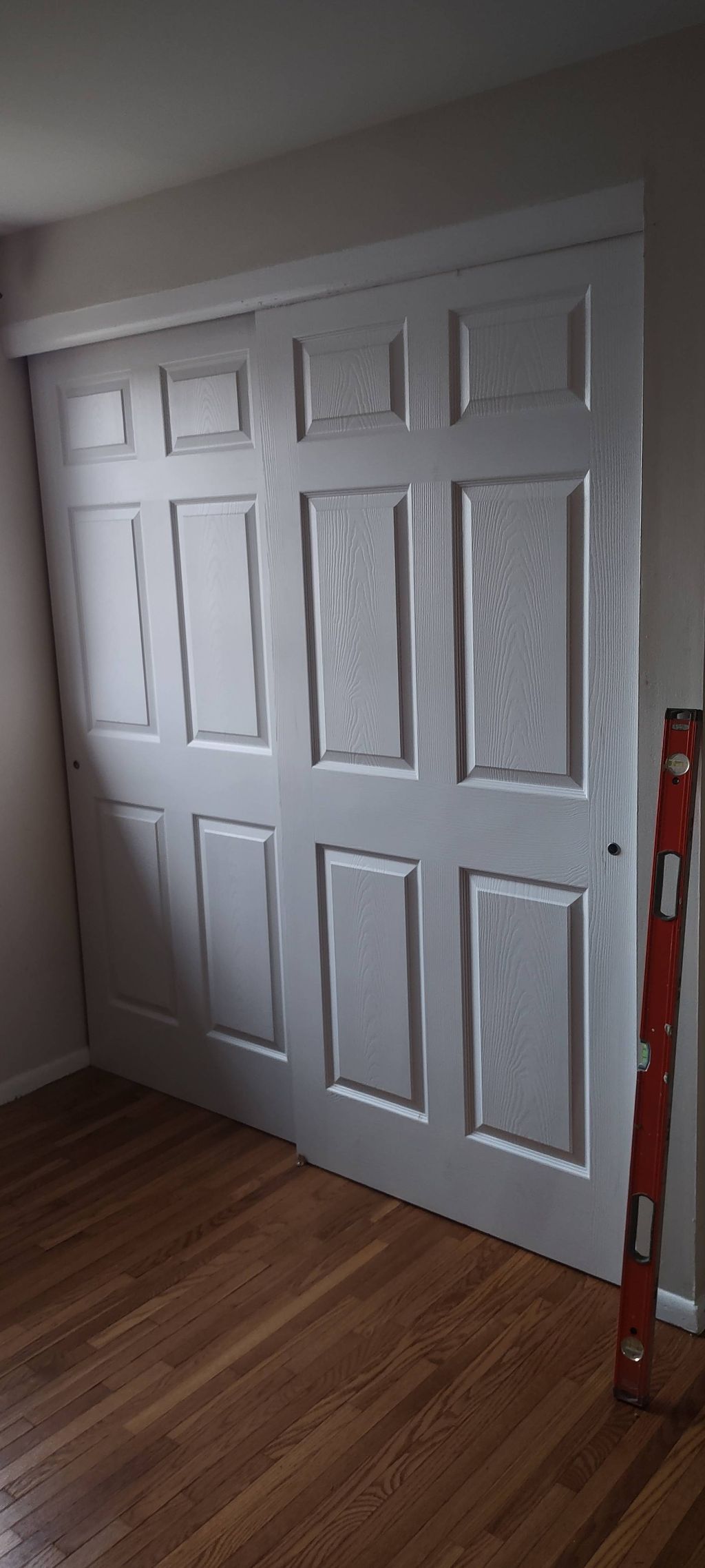 New custom sliding closet doors