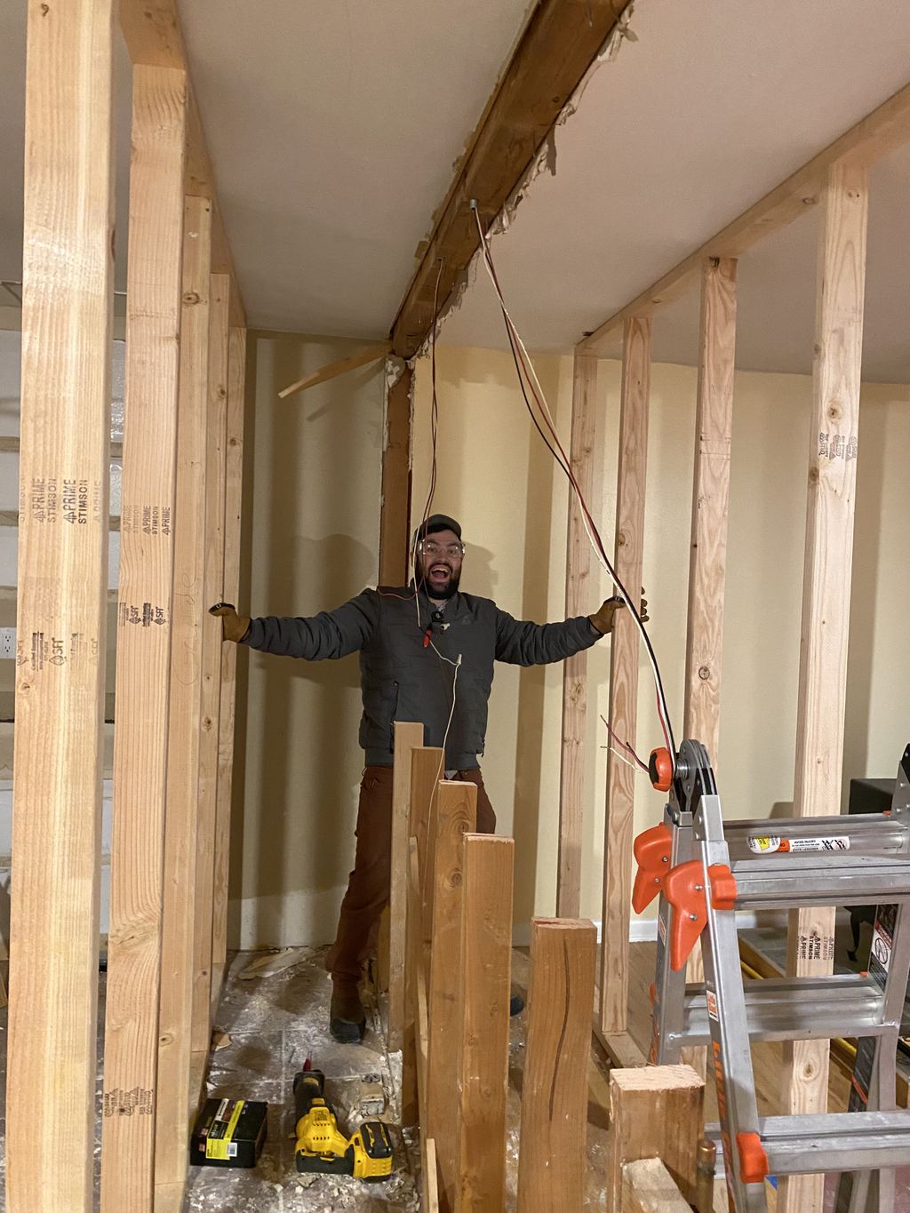 Building Temporary Support Walls While Removing Lo