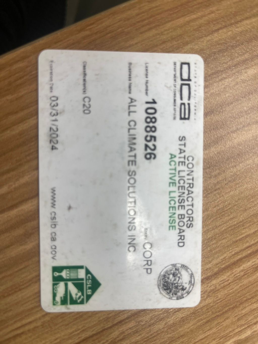 C20 license 