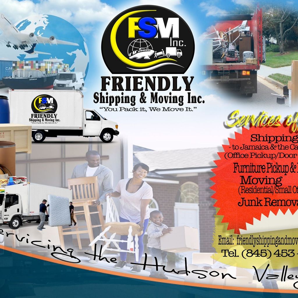 Friendly Shipping and Moving Inc