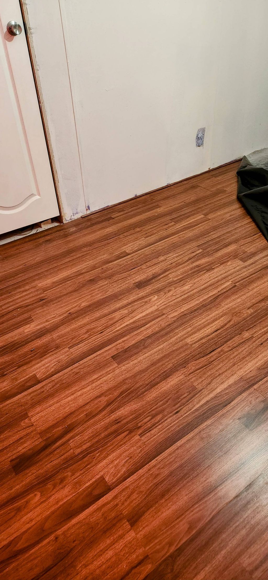 New snaplock flooring install