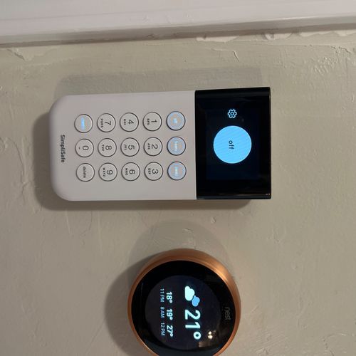 I had Zach install my SimpliSafe security system, 