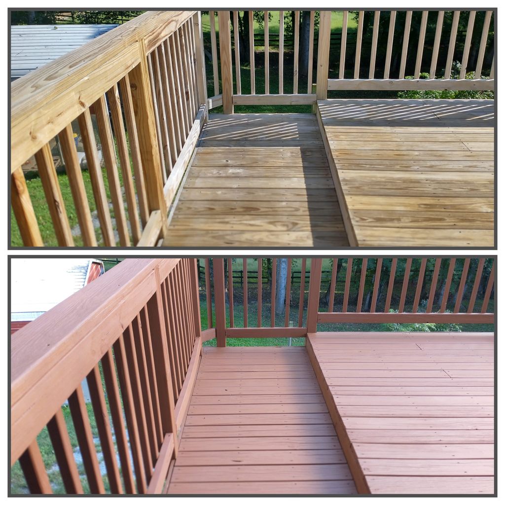 Deck Restauration/ stain and sealer
