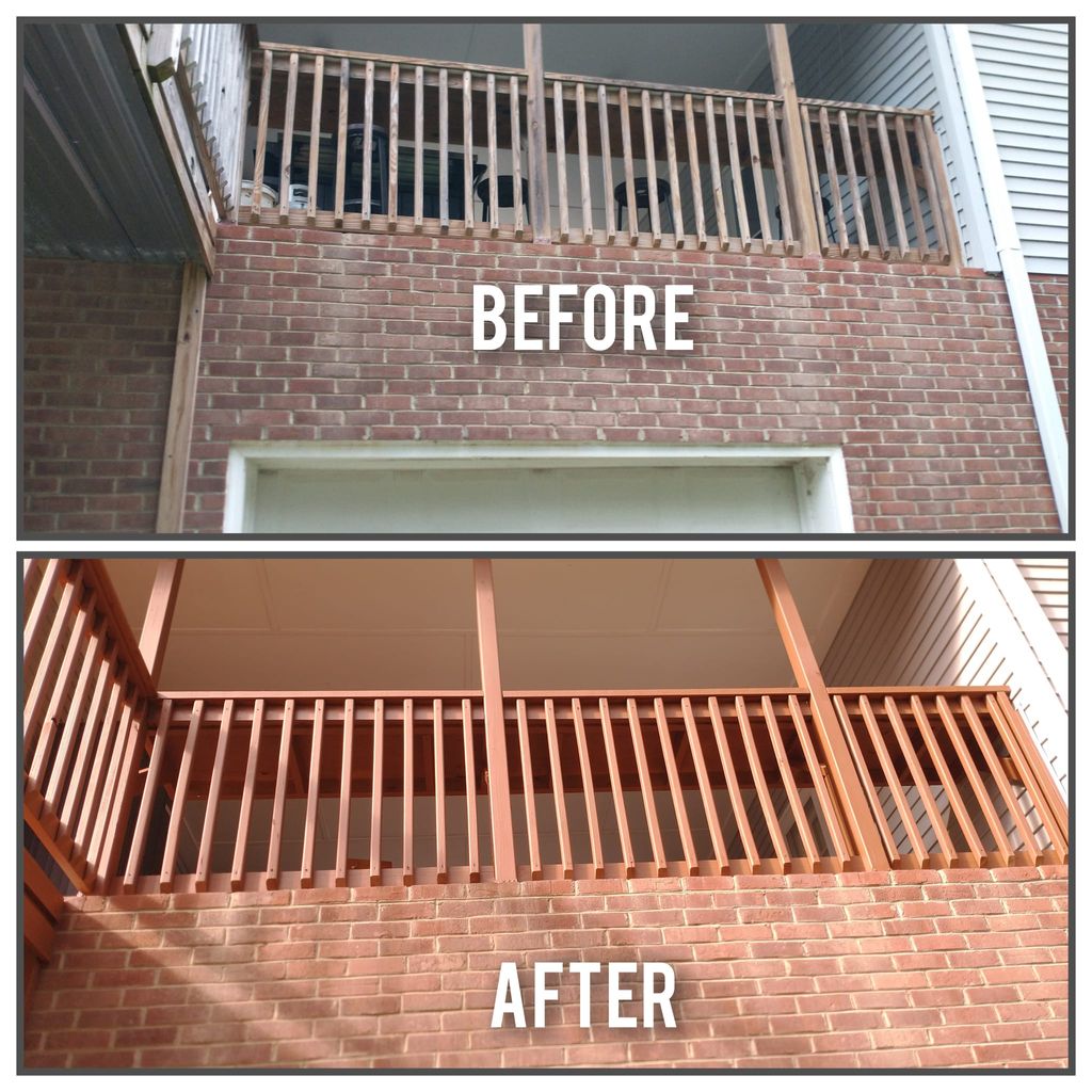 Deck Restauration/ pressurewash/stain and sealer