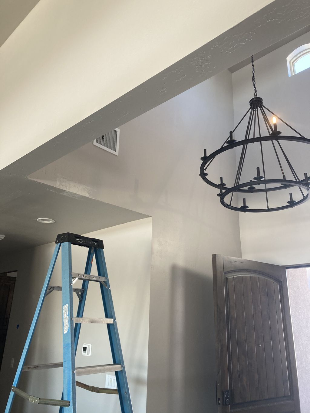 New fixture 20’ high ceiling 