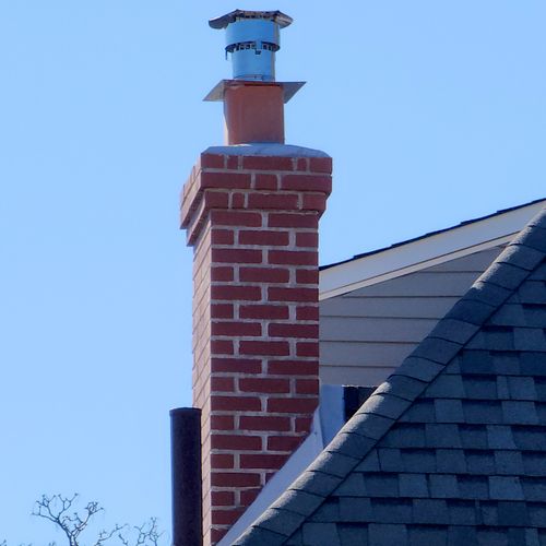Finished Chimney with Liner