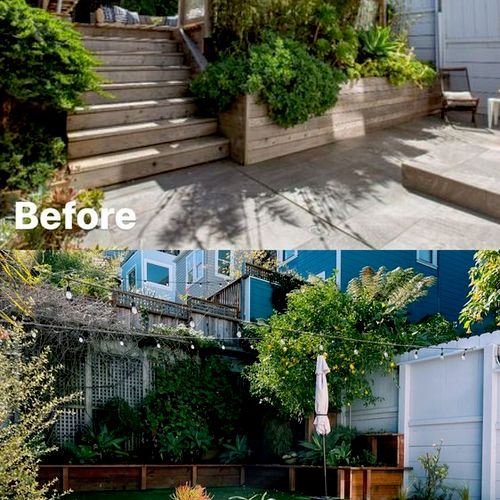 We used Hard Rock & Turf for a backyard gut remode