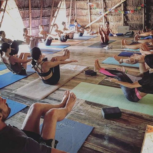 Core Strengthening Yoga Class - Bacalar, Mexico