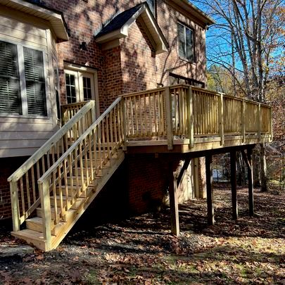 Deck replace with wood