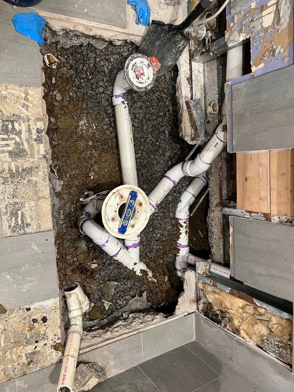 Re-pipe in a hotel. We are licensed, bonded and in