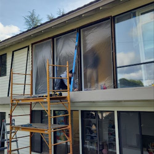 Window replacement; Kirkland, Washington.