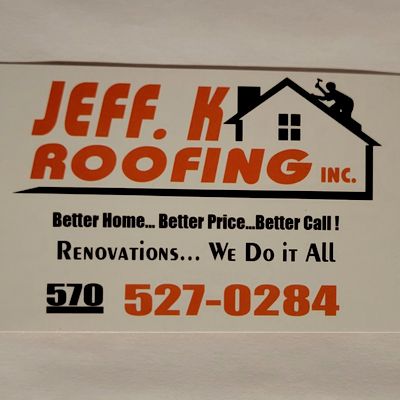 Avatar for Jeff k roofing inc