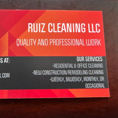 Avatar for Ruiz Cleaning LLC