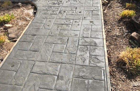 Stamped Walkway 