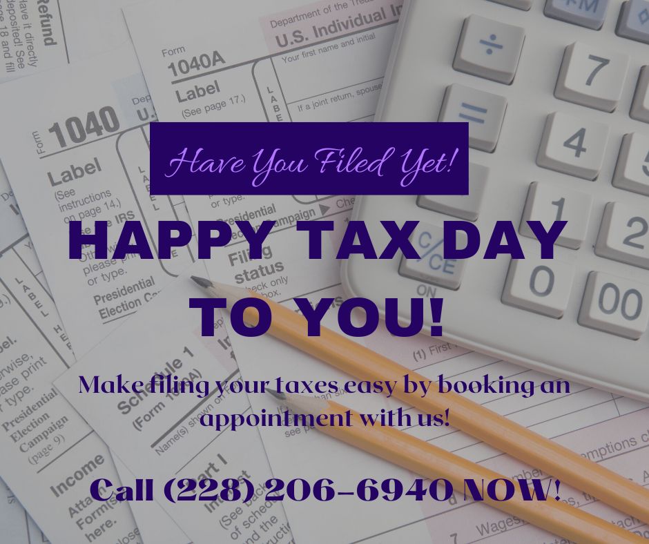 Happy Tax Day to you!