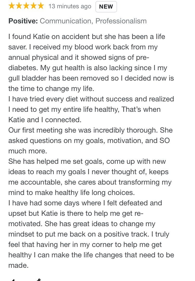 Another client testimonal. 