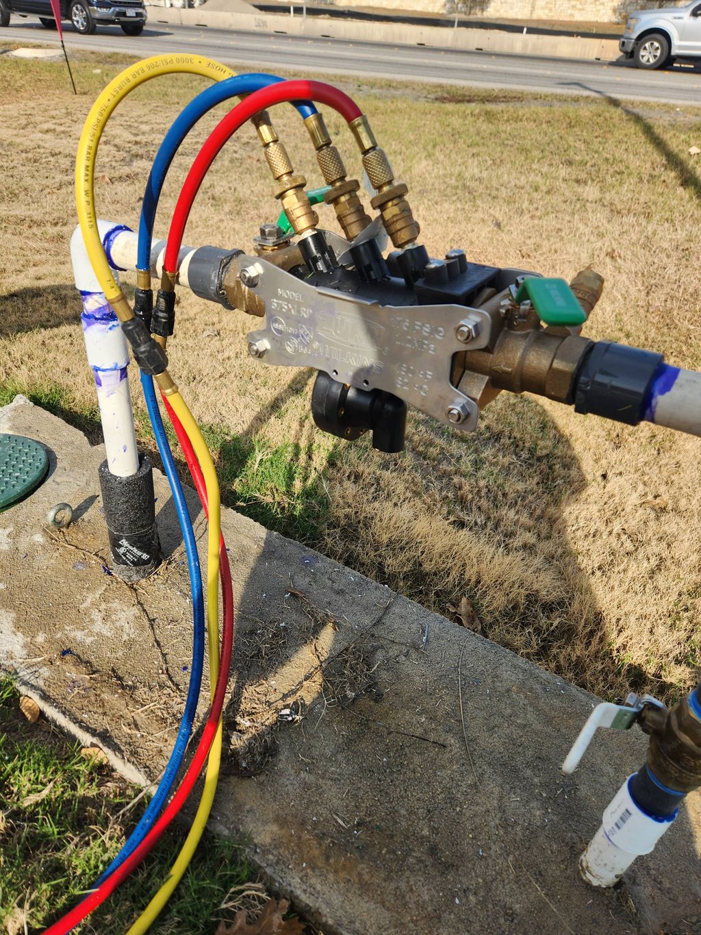 testing of backflow prevention assembly