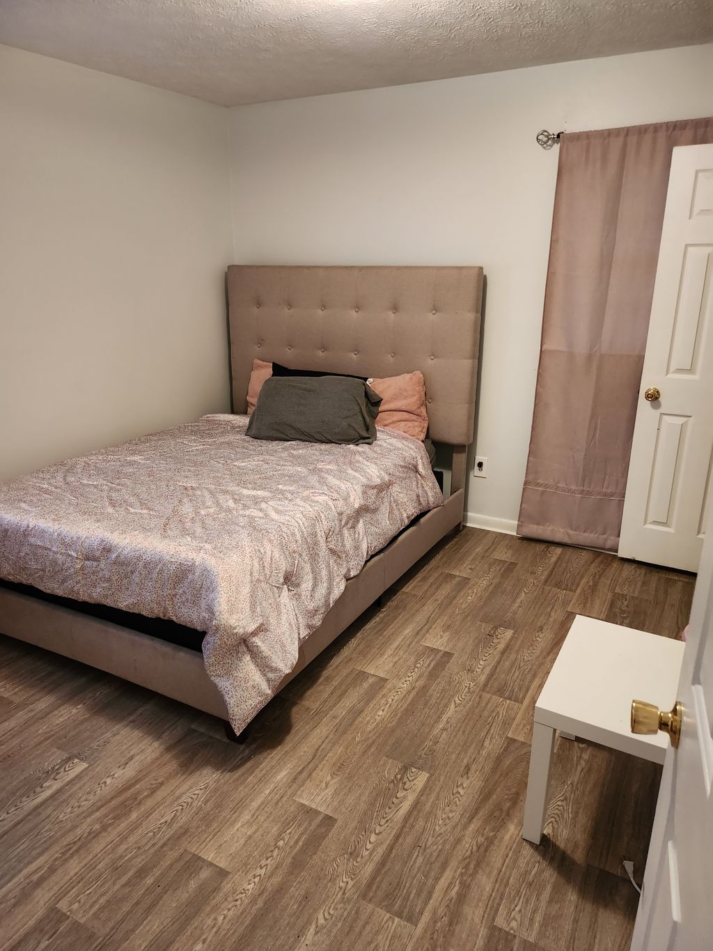 The master bedroom before.