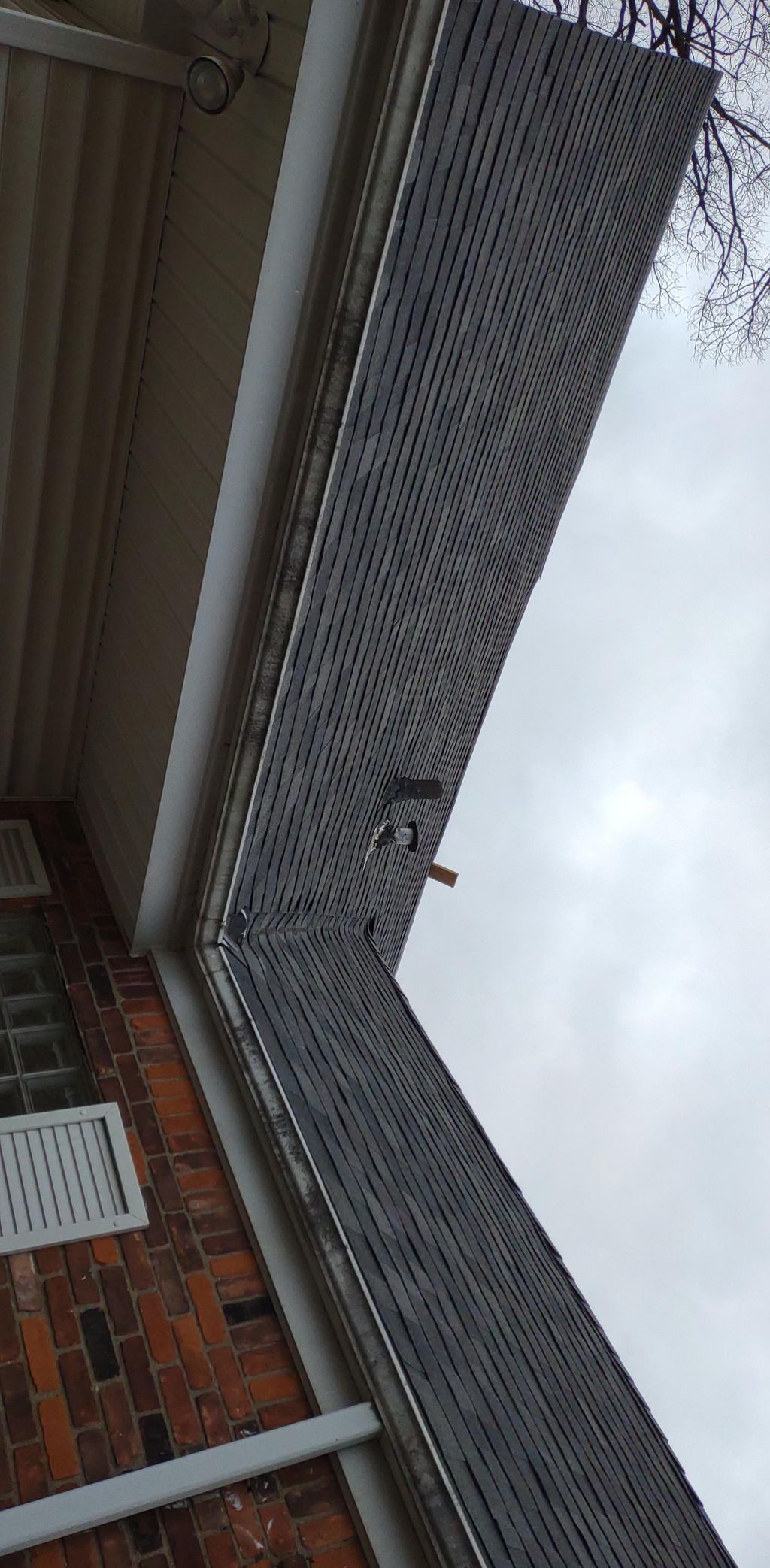 Valley of Shingled Roof 