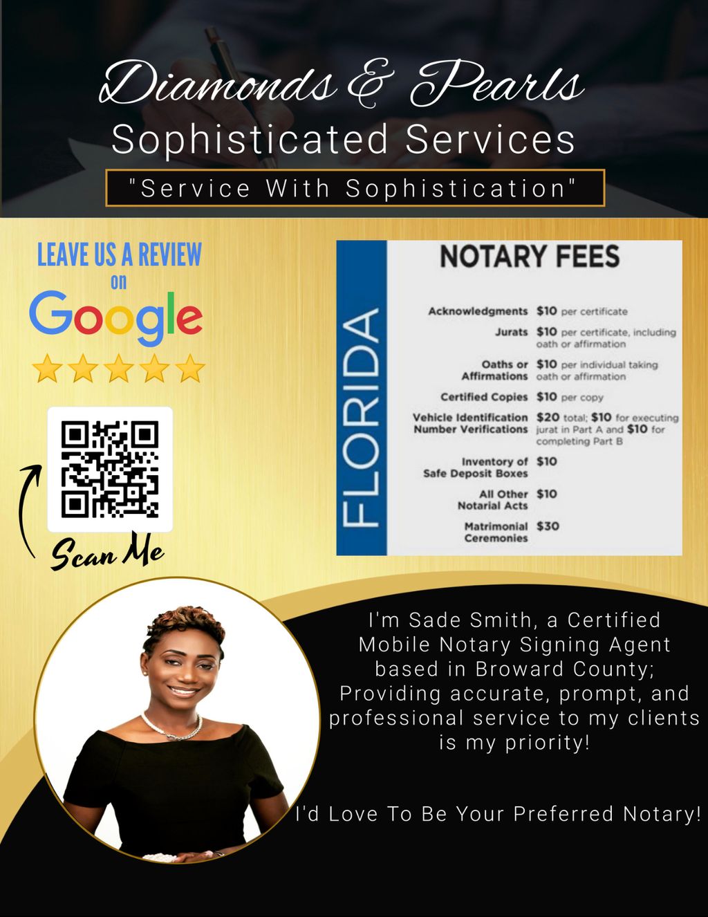 Basic Notary Fees
