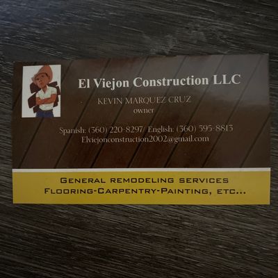 Avatar for El Viejon construction LLC