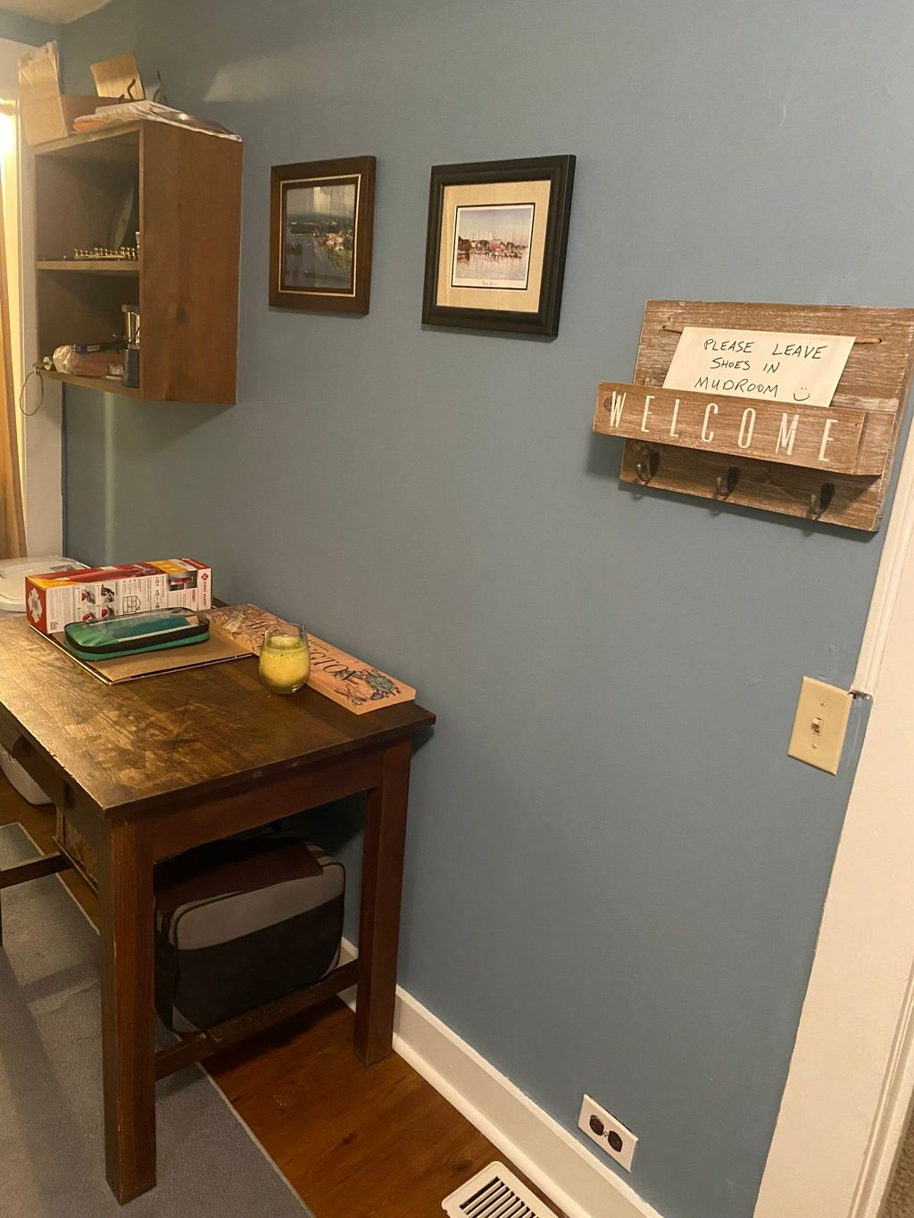 Painted Mudroom