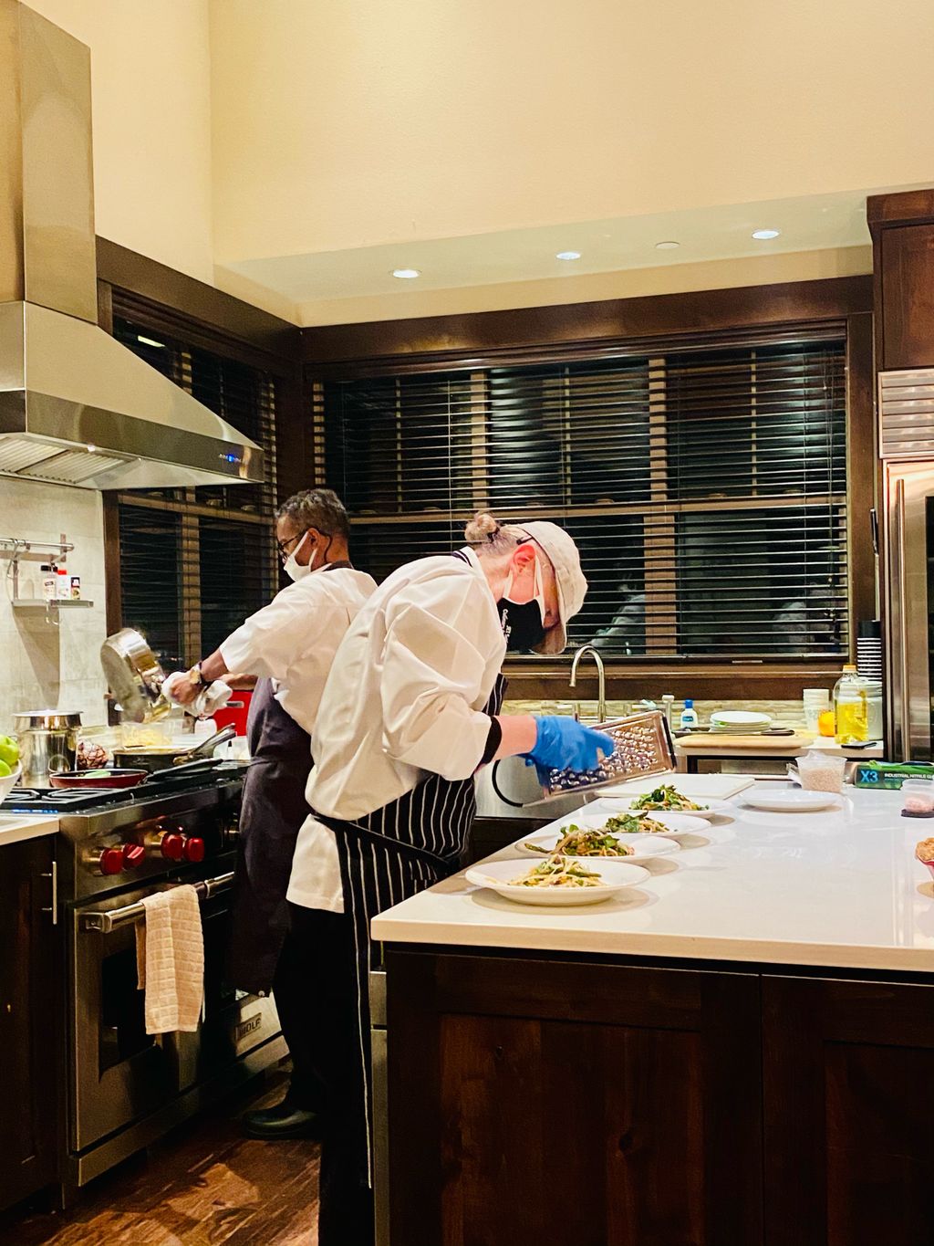 5 course dinner party for 6