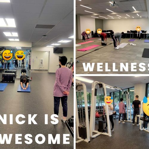 We hired Nick for company's wellness event. Nick i