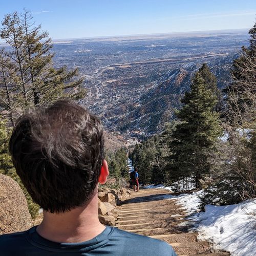 At the top of Manitou incline