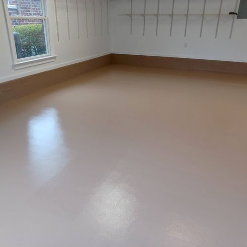 painted garage floor 