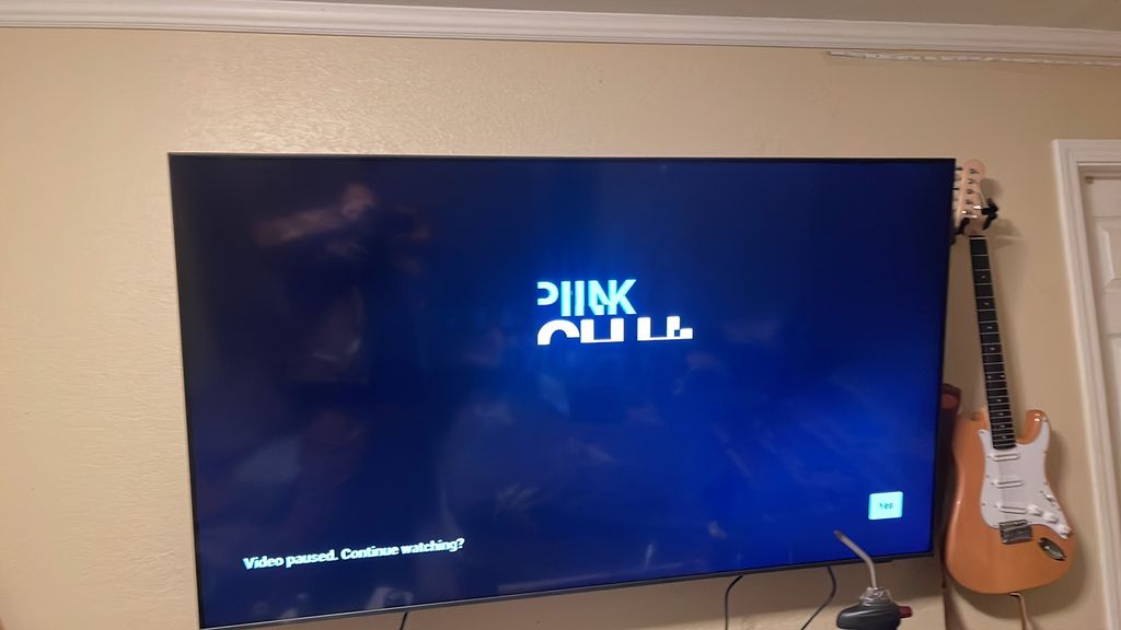 65in in a bed room full motion mount