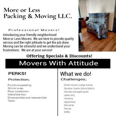 Avatar for More or Less Packing & Moving LLC